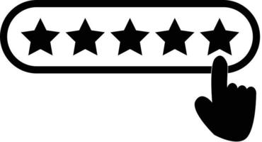 customer reviews icon on white background. rating sign. user feedback concept. star rating symbol. vector