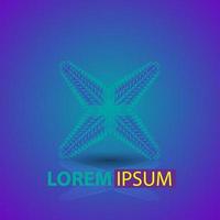 all kinds of logos with gradient colors vector