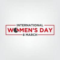 Happy Womens day International womens day vector template