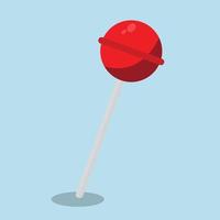 Lollipop candy palo de azúcar caramelo dulce ilustración vectorial vector