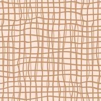 Checkered seamless vector pattern. Background beige and white checkered.