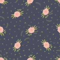 Floral vector seamless pattern in Provence style.