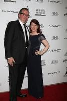 LOS ANGELES, FEB 20 - Chris Haston, Kate Flannery at the Make-Up Artists And Hair Stylists Guild Awards at the Paramount Studios on February 20, 2016 in Los Angeles, CA photo