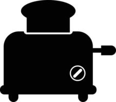 Bread Toaster Machine Icon Vector