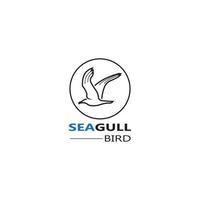 Seagull  Bird logo icon  vector designs