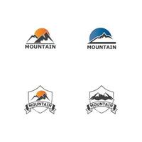 Mountain icon Logo vector