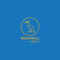 Seagull  Bird logo icon  vector designs