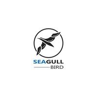 Seagull  Bird logo icon  vector designs