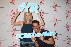 LOS ANGELES, SEP 8 - Lauralee Bell, Christian LeBlanc at the Young and The Resltless 11,000 Show Celebration at the CBS Television City on September 8, 2016 in Los Angeles, CA photo