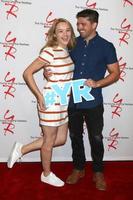 LOS ANGELES, SEP 8 - Hunter King, Robert Adamson at the Young and The Resltless 11,000 Show Celebration at the CBS Television City on September 8, 2016 in Los Angeles, CA photo