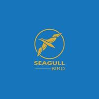 Seagull  Bird logo icon  vector designs