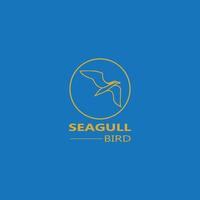 Seagull  Bird logo icon  vector designs