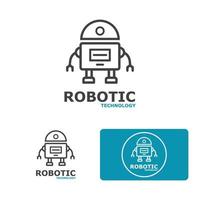 Robot icon vector