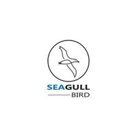 Seagull  Bird logo icon  vector designs