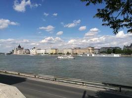 Panoramic view of Budapest from the Buda side photo