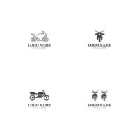 Motorcycle Icon Vector Design Template