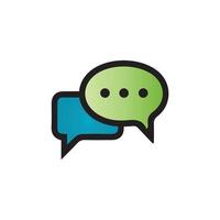 Speech bubble icon vector illustration