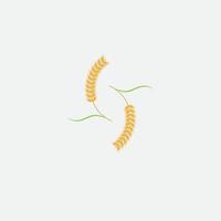 Agriculture wheat  logo vector