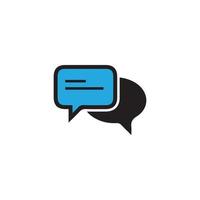 Speech bubble icon vector illustration