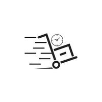 Shipping fast delivery  icon vector design template