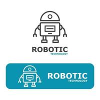 Robot icon vector