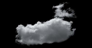 White cloud isolated on black background, Fluffy texture , Abstract smoke photo