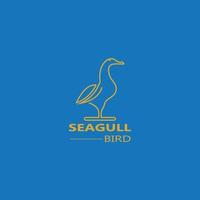 Seagull  Bird logo icon  vector designs