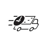 Shipping fast delivery  icon vector design template