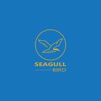 Seagull  Bird logo icon  vector designs