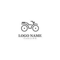 Motorcycle Icon Vector Design Template