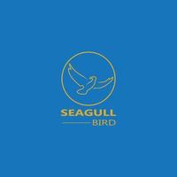 Seagull  Bird logo icon  vector designs