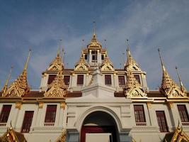 ancient place ancient thai temple sacred things thailand photo