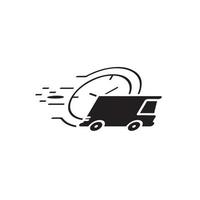 Shipping fast delivery  icon vector design template