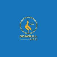 Seagull  Bird logo icon  vector designs