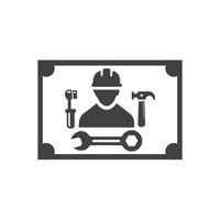 Service Tools vector icon illustration design template