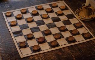 vintage checkers board photo