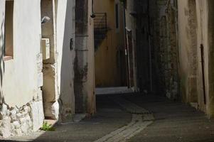 Typical french narrow street photo