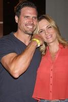LOS ANGELES, AUG 15 - Joshua Morrow, Kelly Sullivan at the The Young and The Restless Fan Club Event at the Universal Sheraton Hotel on August 15, 2015 in Universal City, CA photo