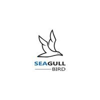 Seagull  Bird logo icon  vector designs