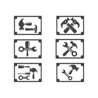 Service Tools vector icon illustration design template