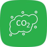 Co2 Line Round Corner vector