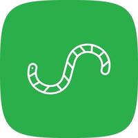 Worm Line Round Corner vector