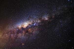 beautiful milkyway on a night sky photo