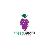 Grapes vector icon illustration design