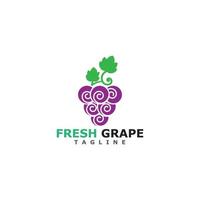 Grapes vector icon illustration design