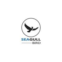 Seagull  Bird logo icon  vector designs