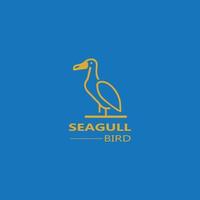 Seagull  Bird logo icon  vector designs