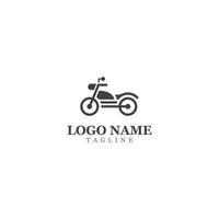 plantilla de diseño de vector de icono de motocicleta