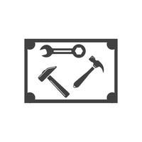 Service Tools vector icon illustration design template