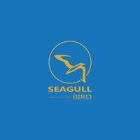 Seagull  Bird logo icon  vector designs